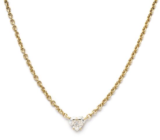 An 18 Karat Yellow Gold and Diamond
