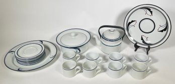 An 18 pieces Dansk Bistro ‘Flora’