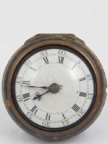 An 18 th c. verge pocket watch by