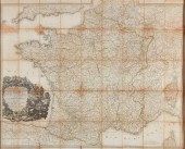 AN 1809 MAP OF THE POSTAL ROUT