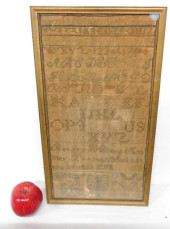 AN 1823 SAMPLER BY BETSY WIDGE