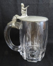 AN 1870'S FIREMAN'S PEWTER LID