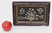 AN 1889 DATED CREWEL WORK BY 9