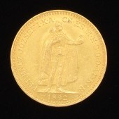An 1892 20 Korona Gold Coin 18