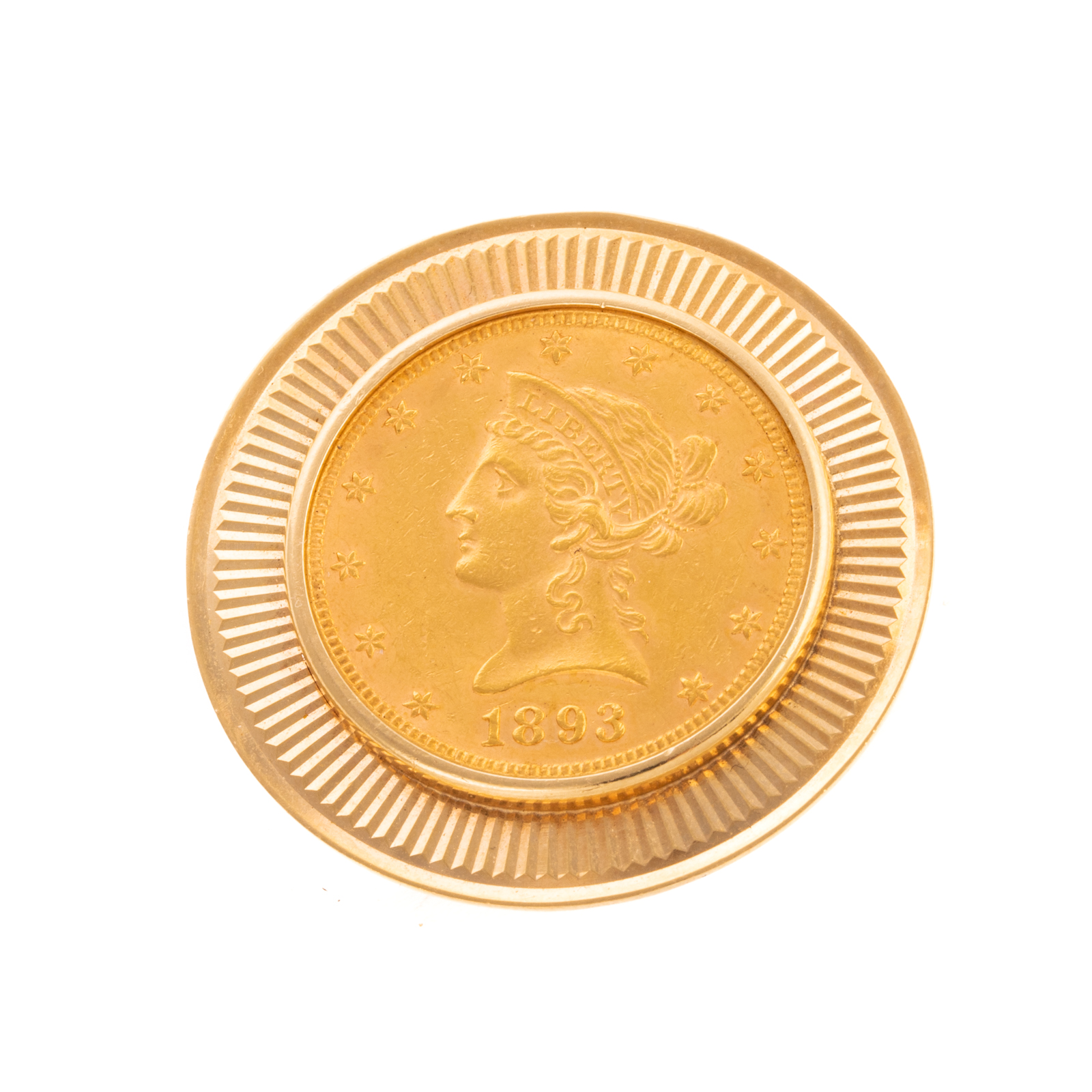 AN 1893 $10 LIBERTY HEAD EAGLE GOLD