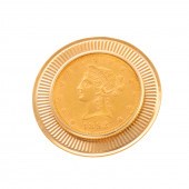 AN 1893 $10 LIBERTY HEAD EAGLE