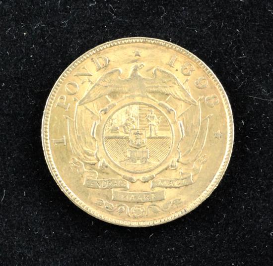 An 1898 gold pond Estimate ?180-240