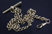 An 18ct gold curblink Albert 1