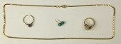 An 18ct yellow gold box-link n