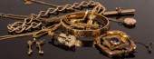 An 18ct yellow gold fancy link