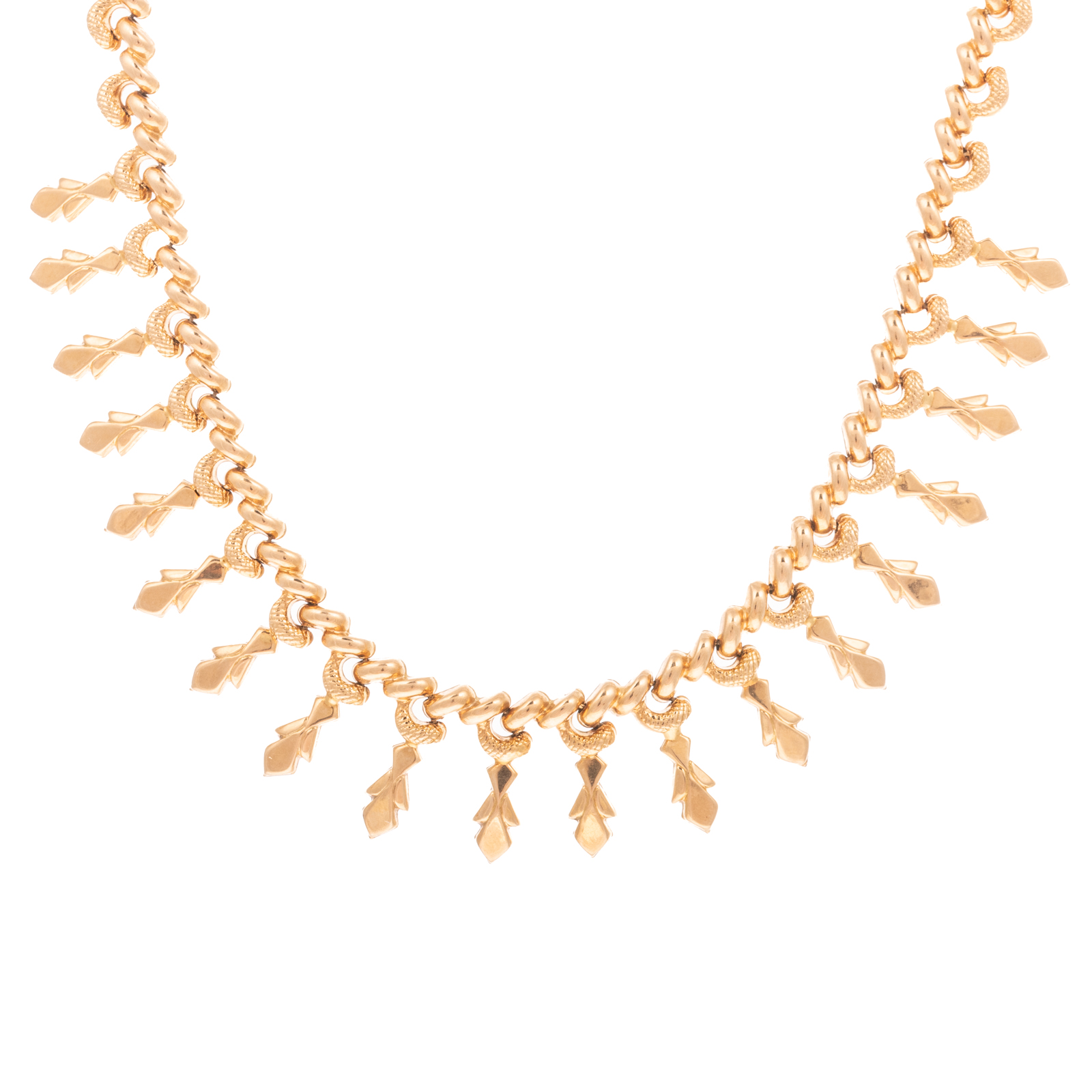 AN 18K SAN MARCO FRINGE NECKLACE