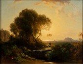 AN 18TH C. LANDSCAPE FROM THE