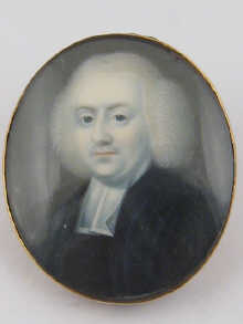 An 18th c. miniature in gold