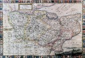 An 18th Century coloured engra