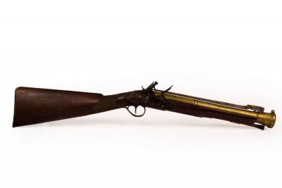 An 18th Century flintlock