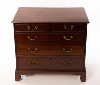 An 18th Century mahogany chest of