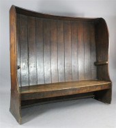 An 18th century oak and elm se