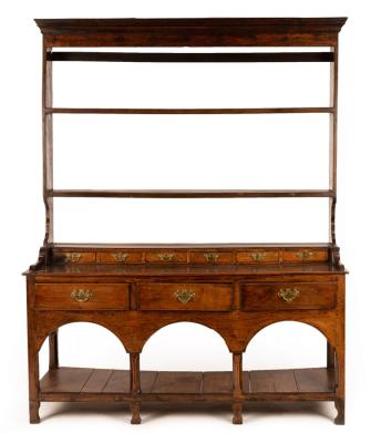 An 18th Century oak dresser with