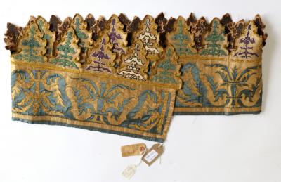 An 18th Century pelmet in