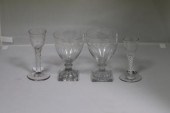 An 18th Century wine glass wit