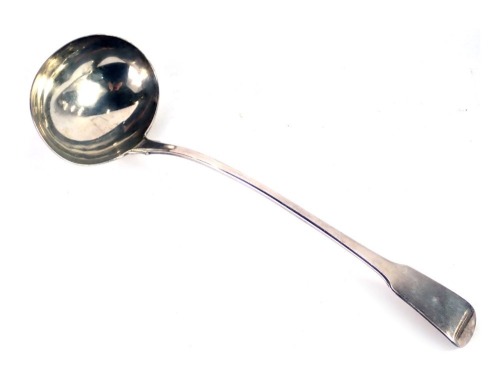 An 18thC silver fiddle pattern