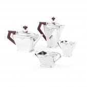 AN 1930S ART DECO FOUR-PIECE T