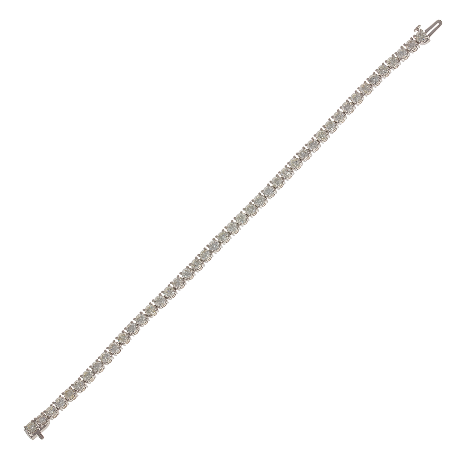 AN 8.45 CTW DIAMOND TENNIS BRACELET