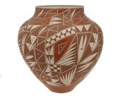 AN ACOMA POLYCHROME POTTERY OL