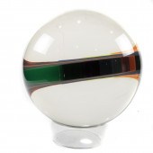 AN ACRYLIC RAINBOW DECORATED S