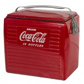 AN ACTON COCA-COLA METAL PORTA