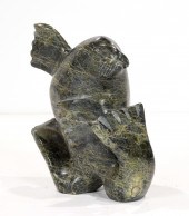 AN ADAMEE INUIT STONE CARVING