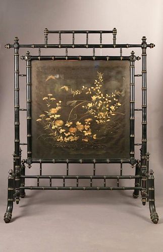 AN AESTHETIC MOVEMENT FIRE SCREEN