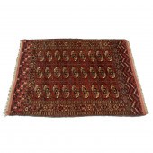AN AFGHAN BOKHARA CARPET, 3'4"