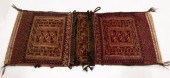 AN AFGHAN BOKHARA DOUBLE SADDL