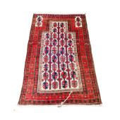 AN AFGHAN PRAYER RUG<br>An Afg
