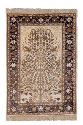 AN AFGHAN TREE OF LIFE RUGAn A