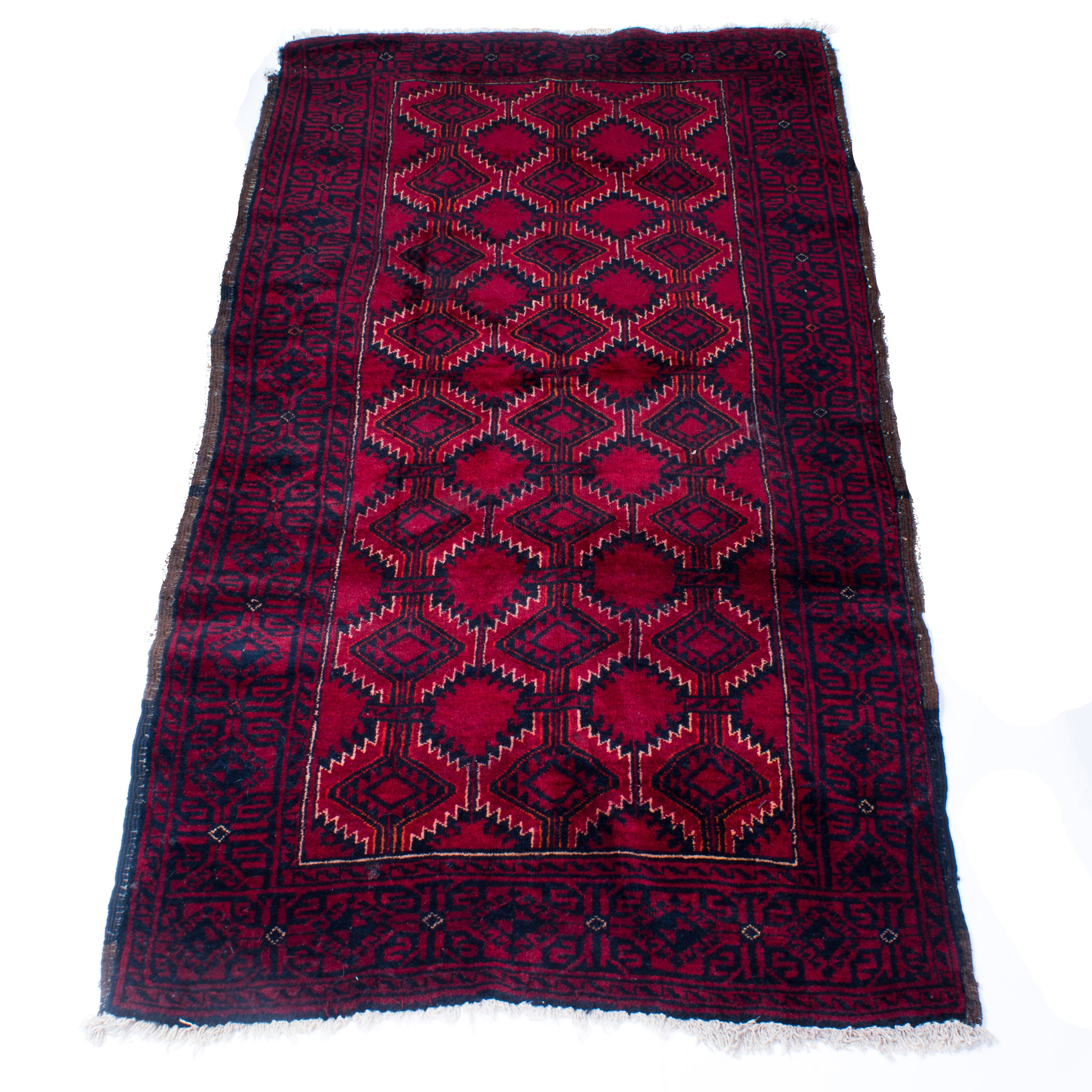 AN AFGHAN TURKOMAN RUG An Afghan