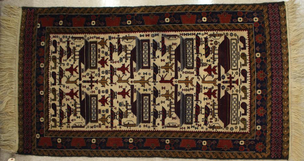 AN AFGHAN WAR RUGAN AFGHAN WAR RUG,