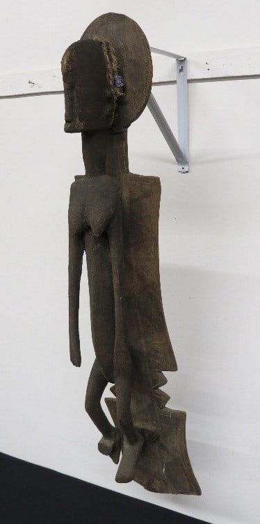 AN AFRICAN CARVED FERTILITY GODDESS