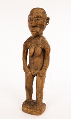 An African carved tribal figure