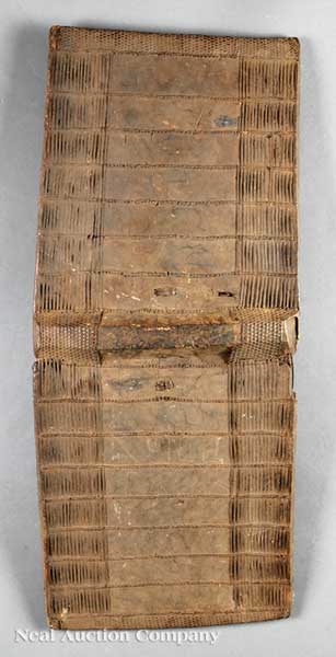 An African Carved Wood Shield