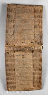 An African Carved Wood Shield