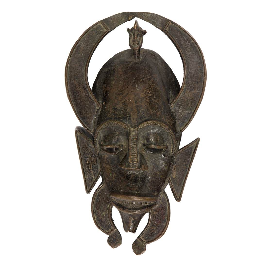 AN AFRICAN COURT OF BENIN BRONZE