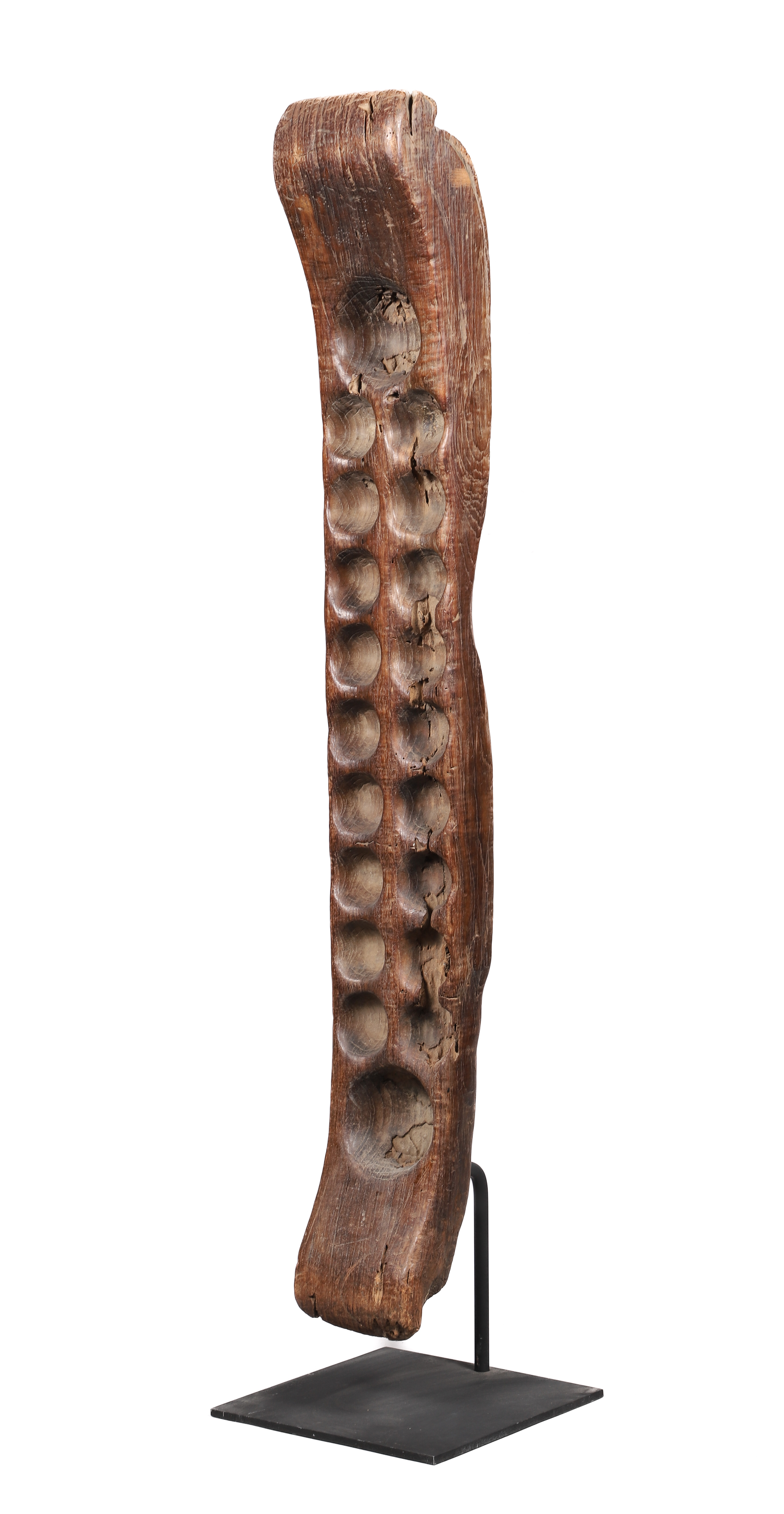 An African game board on stand,