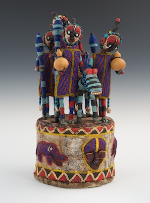 An African Yoruba Ceremonial King