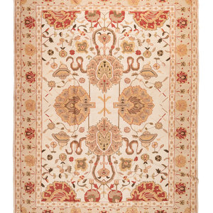 An Agra Heriz Wool Rug Second