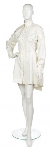An Alaia White Nylon Shirt Dre