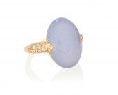 AN ALEX JONA BLUE CHALCEDONY A