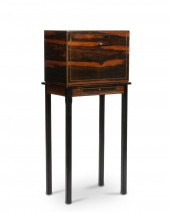 AN ALFRED DUNHILL INLAID ROSEW