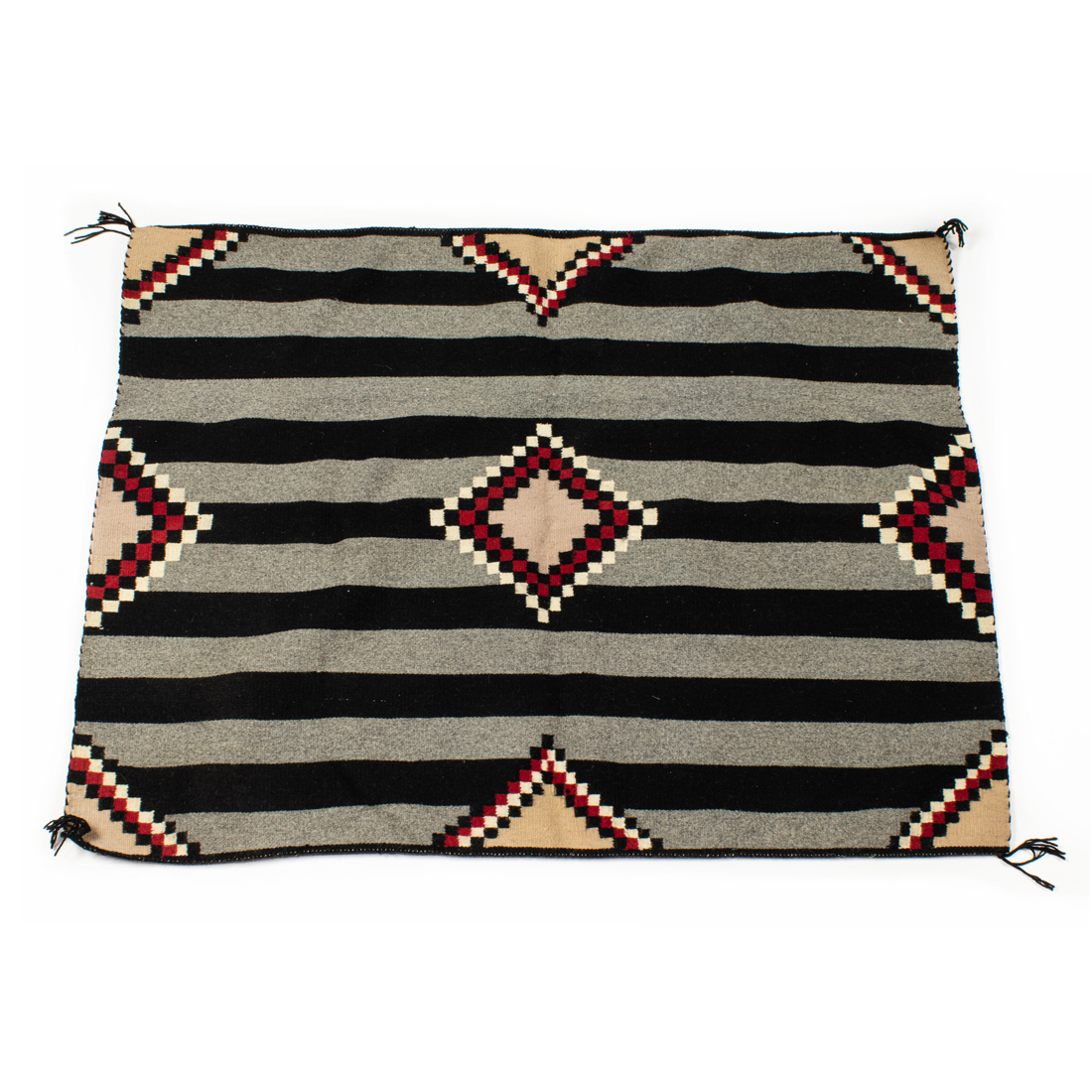 AN ALICE BITSEN BURNHAM RUG, A GRAY